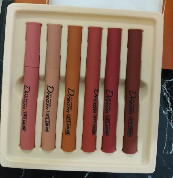 Dream lip colour 6in1 pack lipstick